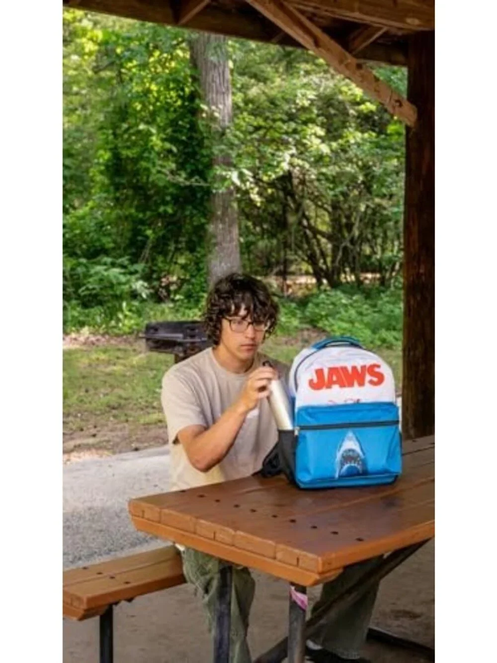 Shark Movie Poster Backpack, 16
